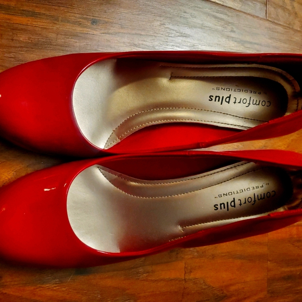 Shiny, Red High Heels